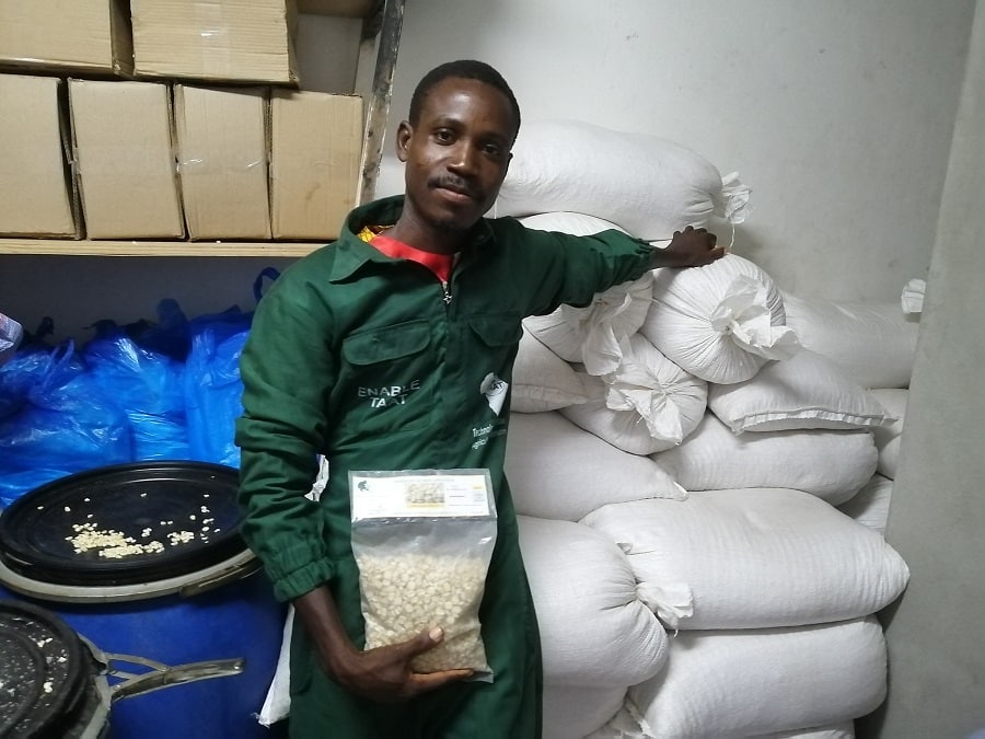 Maize storage facilitated by ENABLE-TAAT