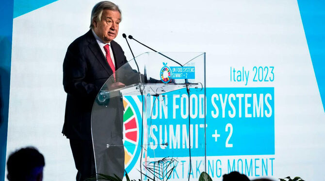 Starving food systems of investment means, starving people – Speech by António Guterres at 2023 UN Food Systems Summit