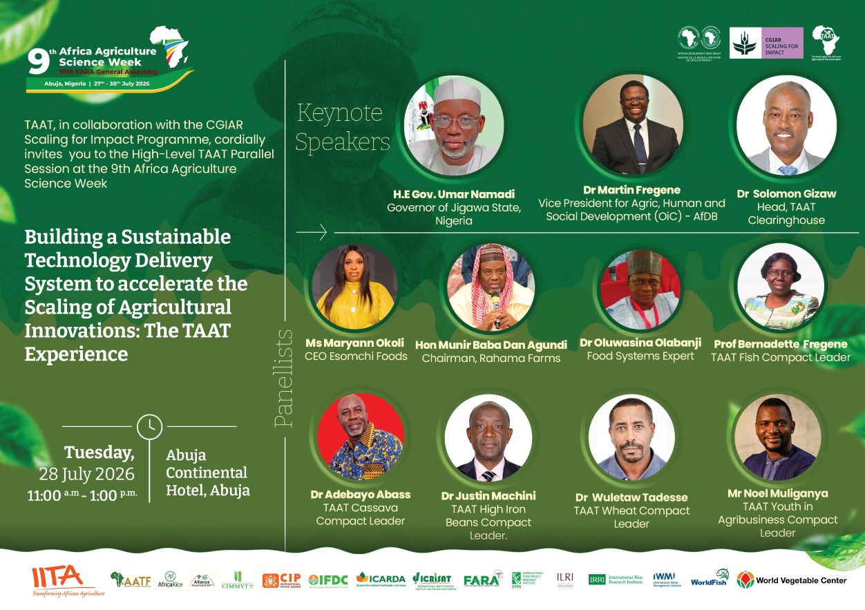 TAAT High-level Parallel Session at Africa Agriculture Science Week