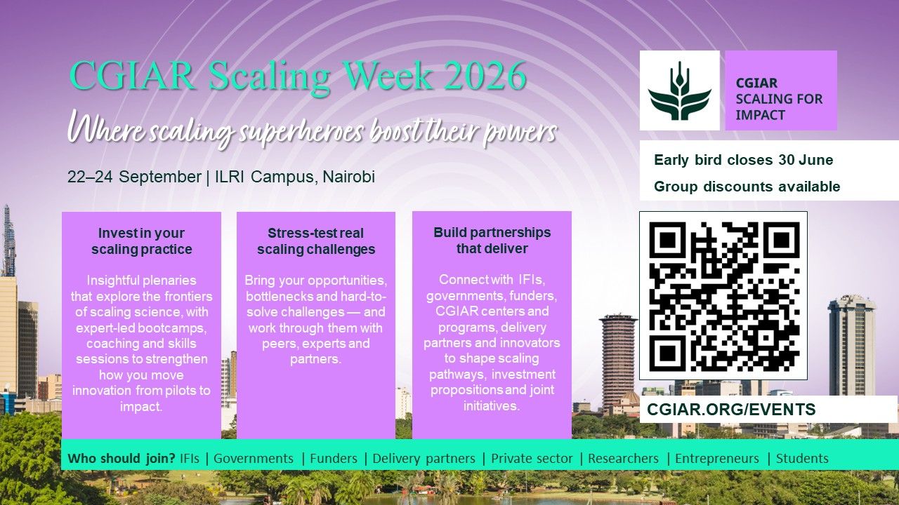 CGIAR Scaling Week 2026