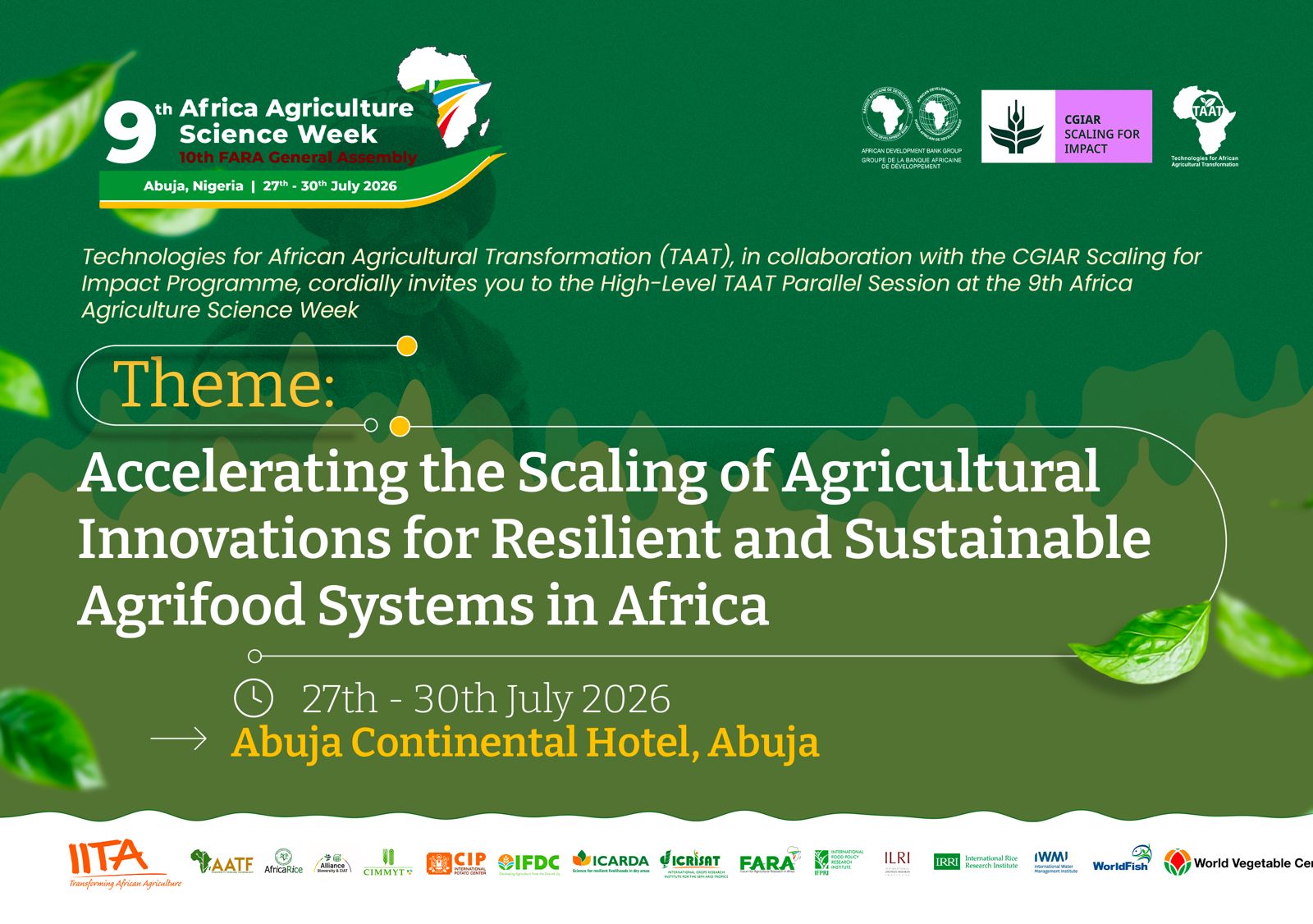 TAAT at 9th Africa Agriculture Science Week