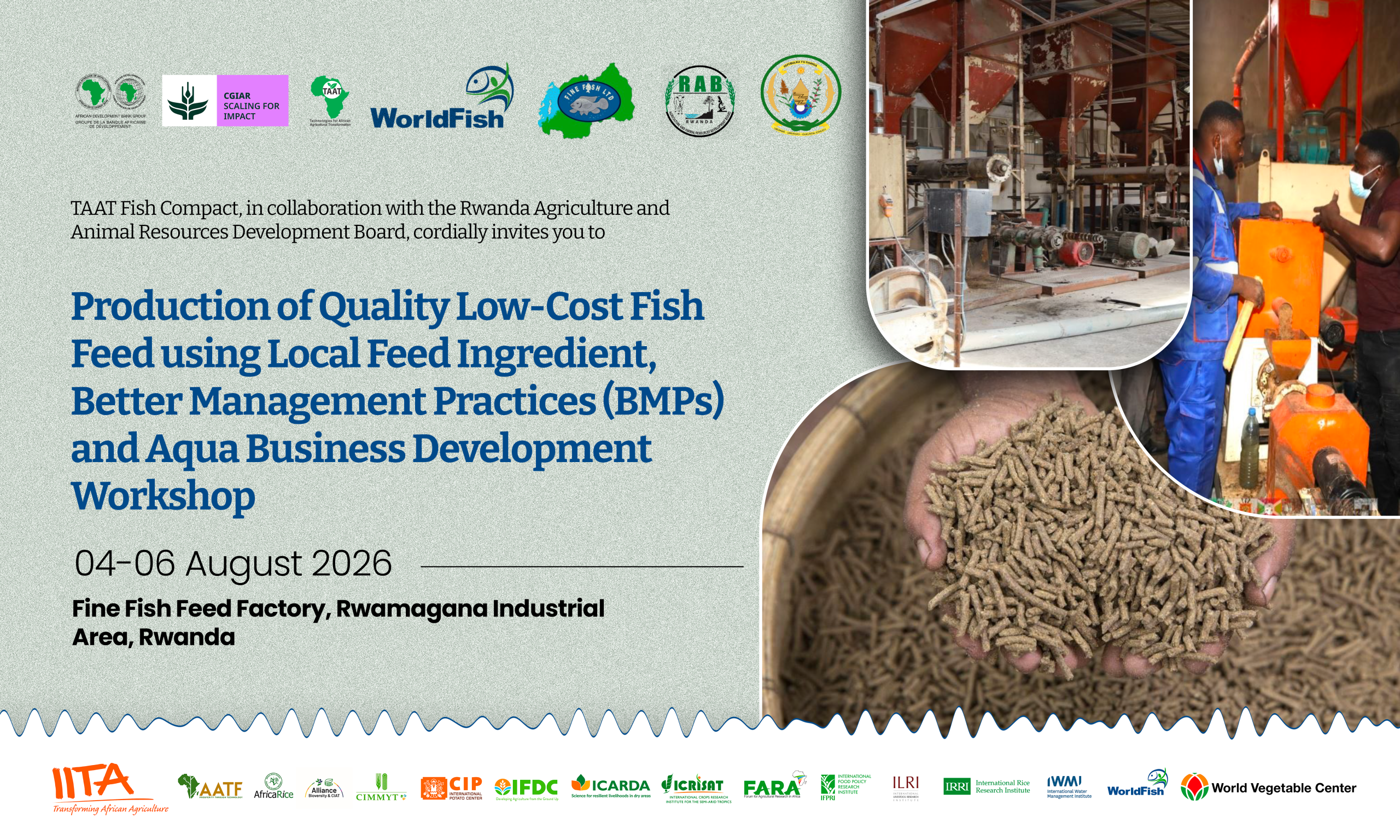 Rwanda: Workshop on Quality Low-Cost Fish Feed & Business Development