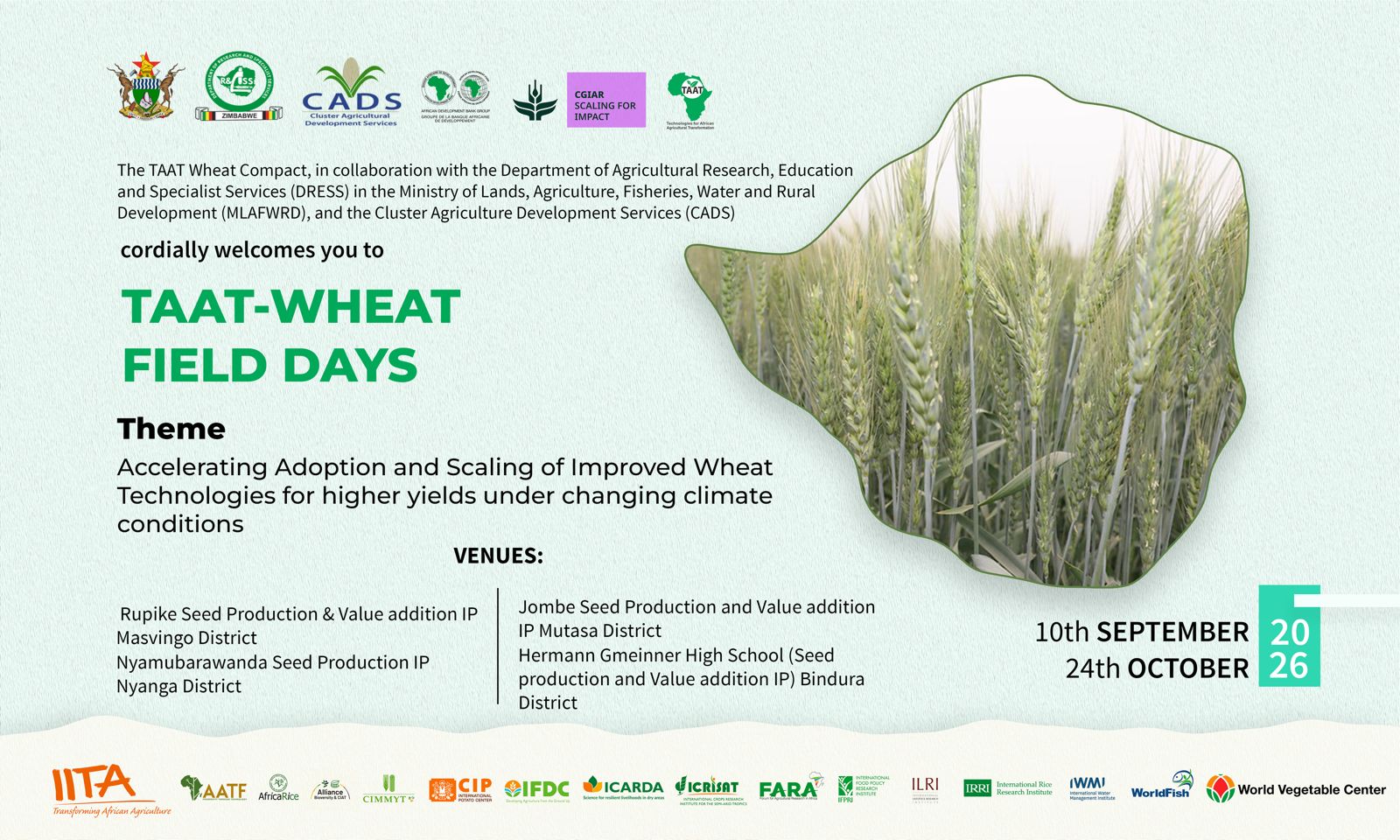 TAAT-WHEAT Field Days
